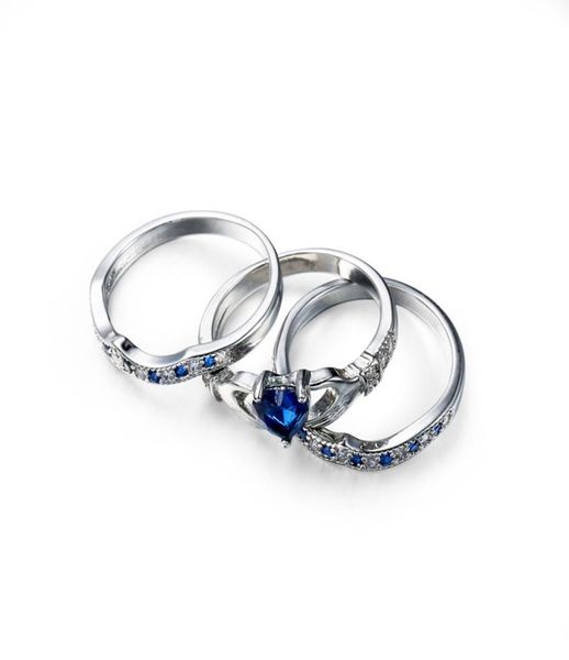 luckyshine fashion jewelry brand women wedding rings for lovers dark blue heartshaped zircon silver plated 3 pcs rings5828410
luckyshine fashion jewelry brand women wedding rings for lovers dark blue heartshaped zircon silver plated 3 pcs rings5828410
