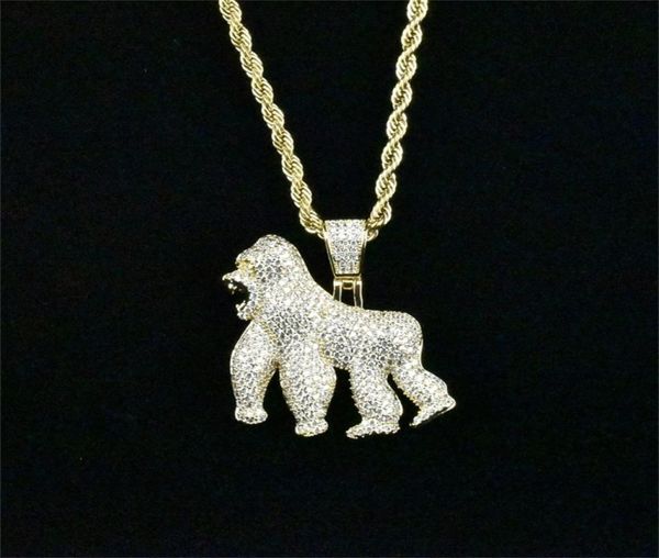 men iced out bling ape zircon pendant necklace hip hop rock gold silver color jewelry gift with stainless steel chain necklace 2018551815
men iced out bling ape zircon pendant necklace hip hop rock gold silver color jewelry gift with stainless steel chain necklace 2018551815
