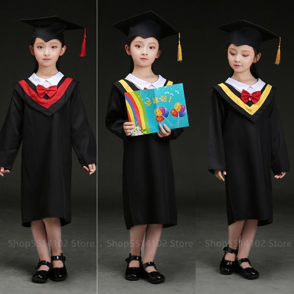 special occasions kindergarten primary school student uniform bachelor's dress with hat graduation party performance 230717, Blue
special occasions kindergarten primary school student uniform bachelor's dress with hat graduation party performance 230717, Blue
