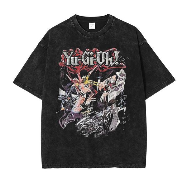 men's t-shirts anime yu gi oh vintage washed t-shirt men yugi muto printed t-shirt oversized streetwear manga y2k short sleeve 230718, White;black
men's t-shirts anime yu gi oh vintage washed t-shirt men yugi muto printed t-shirt oversized streetwear manga y2k short sleeve 230718, White;black