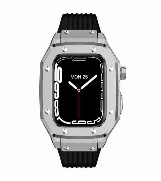 watch bands stainless steel modification mod kit diy band case for apple 44mm 45mm luxury rubber strap for i series 7 6 se 5 4 t226227824, Black;brown
watch bands stainless steel modification mod kit diy band case for apple 44mm 45mm luxury rubber strap for i series 7 6 se 5 4 t226227824, Black;brown
