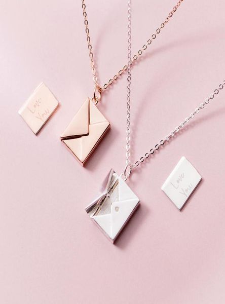 fashion 18k gold plated stainless steel pendant little message envelope chain necklace for girl5702237, Silver
fashion 18k gold plated stainless steel pendant little message envelope chain necklace for girl5702237, Silver