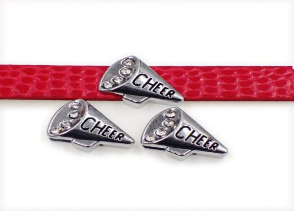 100pclot hole 8mm rhinestones cheer slide charm diy charms fit for 8mm leather wristband keychains fashion jewelrys4176248, Bronze;silver
100pclot hole 8mm rhinestones cheer slide charm diy charms fit for 8mm leather wristband keychains fashion jewelrys4176248, Bronze;silver