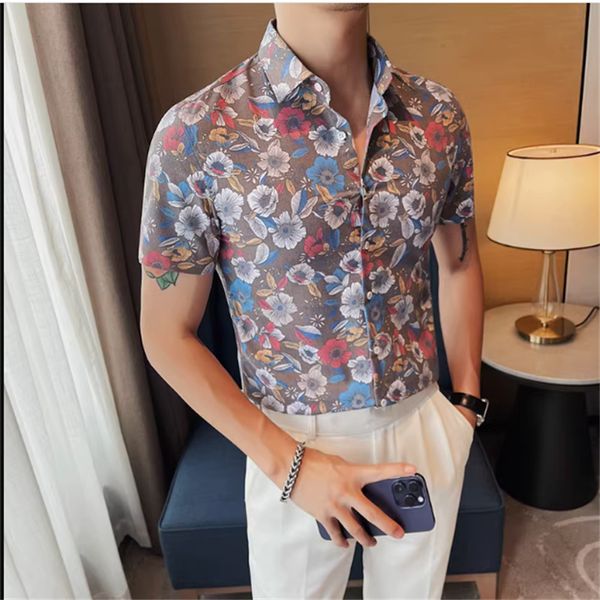 2023 new pattern mens designer shirt tropical floral printed casual aloha button down hawaiian beach short sleeve shirt -4xl, White;black
2023 new pattern mens designer shirt tropical floral printed casual aloha button down hawaiian beach short sleeve shirt -4xl, White;black