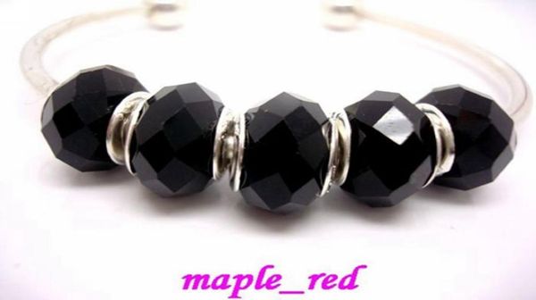 100pcslot black faceted crystal 925 silver core beads for jewelry making loose charms diy beads for bracelet whole in bulk lo3572591 
100pcslot black faceted crystal 925 silver core beads for jewelry making loose charms diy beads for bracelet whole in bulk lo3572591
