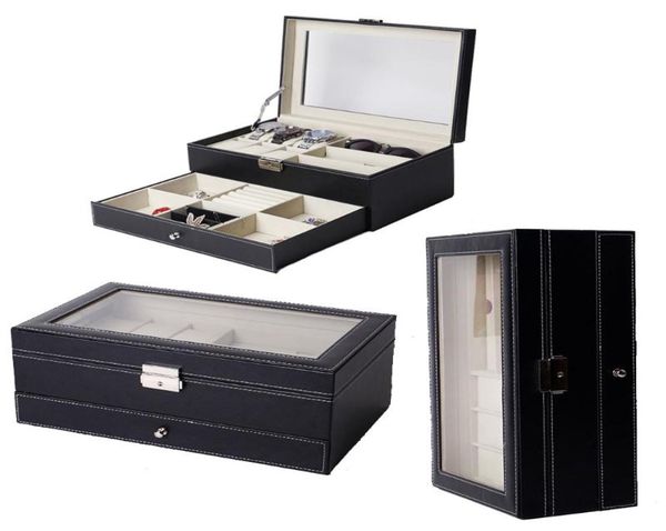 watch boxes cases double layers glasses pu leather jewelry storage box sunglasses display slot case multifunctional container gi1710966, Black;blue
watch boxes cases double layers glasses pu leather jewelry storage box sunglasses display slot case multifunctional container gi1710966, Black;blue