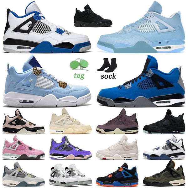 

original jumpman 4s basketball shoes 4 low men women sneakers outdoor trainers eminem encore gs motorsport ow-blue blue white silt red tvs j