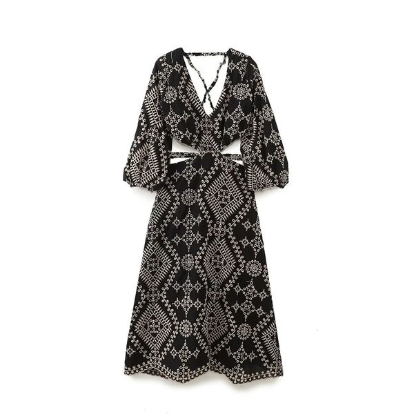 plus size dresses unizera 2023 summer women s v neck fluffy sleeve open design backless long dress embroidered midi 230718, Black
plus size dresses unizera 2023 summer women s v neck fluffy sleeve open design backless long dress embroidered midi 230718, Black