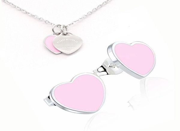 vintage enamel pink green heart charms necklace and earring jewelry set pendant women men chain stainless jewellry sets9339001, Silver
vintage enamel pink green heart charms necklace and earring jewelry set pendant women men chain stainless jewellry sets9339001, Silver