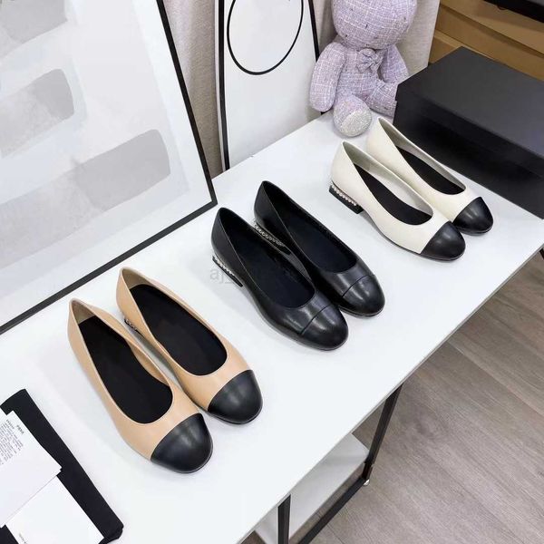 channel designer ballet shoes women's round head high grade leather sole multifunctional shallow mouth temperament size 35-40 ccity, Black
channel designer ballet shoes women's round head high grade leather sole multifunctional shallow mouth temperament size 35-40 ccity, Black