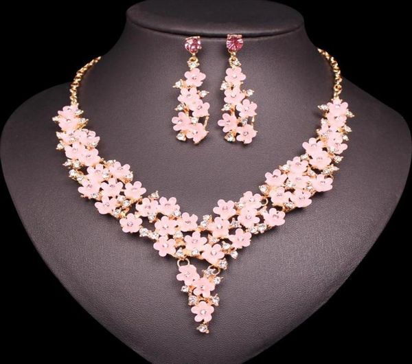 earrings necklace cute pink resin flower boho sets fashion rhinestone bohemia style bridal wedding jewelry set gifts for women5686766, Silver
earrings necklace cute pink resin flower boho sets fashion rhinestone bohemia style bridal wedding jewelry set gifts for women5686766, Silver