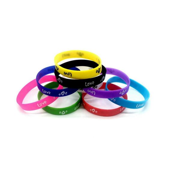 new 100pcs sports love jelly silicone bracelet elastic wide for mix colour men women039s fashion jewelry wristband accessories 5584602, Black
new 100pcs sports love jelly silicone bracelet elastic wide for mix colour men women039s fashion jewelry wristband accessories 5584602, Black