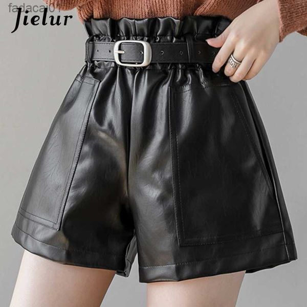 jielur pu autumn winter women shorts slim high waist solid color shorts womens chic korean belt leather short trousers sxl l230621, White;black
jielur pu autumn winter women shorts slim high waist solid color shorts womens chic korean belt leather short trousers sxl l230621, White;black