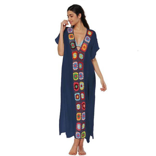 basic casual dresses deep v neck women bikini crochet patchwork beach cover up dress summer pareo plage women sheer romer maxi bathing suit, Black;gray
basic casual dresses deep v neck women bikini crochet patchwork beach cover up dress summer pareo plage women sheer romer maxi bathing suit, Black;gray