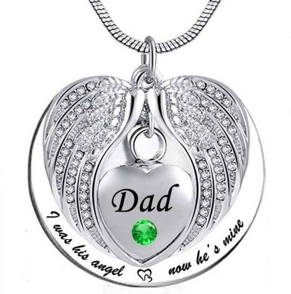 angel wing birthstone memorial keepsake ashes urn pendant necklace 039i used to be his angle now he039s mine039 7209279, Silver
angel wing birthstone memorial keepsake ashes urn pendant necklace 039i used to be his angle now he039s mine039 7209279, Silver