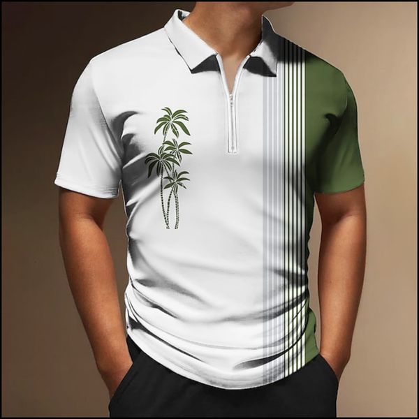 men's polos man zipper polo shirts 3d stripe printed men's t shirts summer male casual clothing oversized lapel button tshirts eve, White;black
men's polos man zipper polo shirts 3d stripe printed men's t shirts summer male casual clothing oversized lapel button tshirts eve, White;black