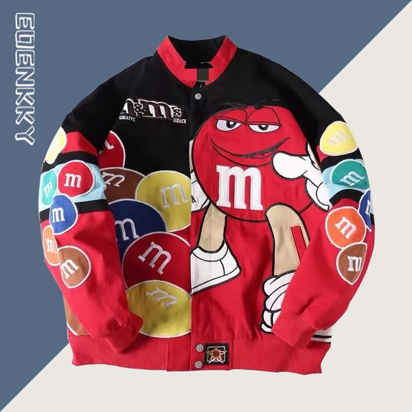 women s jackets bomber letter m embroidery jacket women racing motorcycle punk university baseball loose autumn winter hip hop coat 2023 230, Black;brown
women s jackets bomber letter m embroidery jacket women racing motorcycle punk university baseball loose autumn winter hip hop coat 2023 230, Black;brown