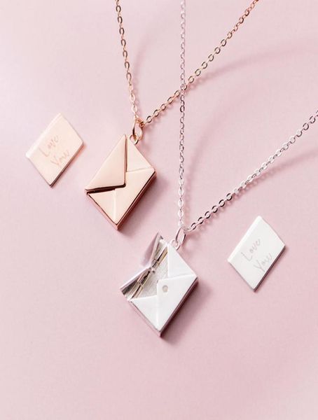 fashion 18k gold plated stainless steel pendant little message envelope chain necklace for girl5075838, Silver
fashion 18k gold plated stainless steel pendant little message envelope chain necklace for girl5075838, Silver