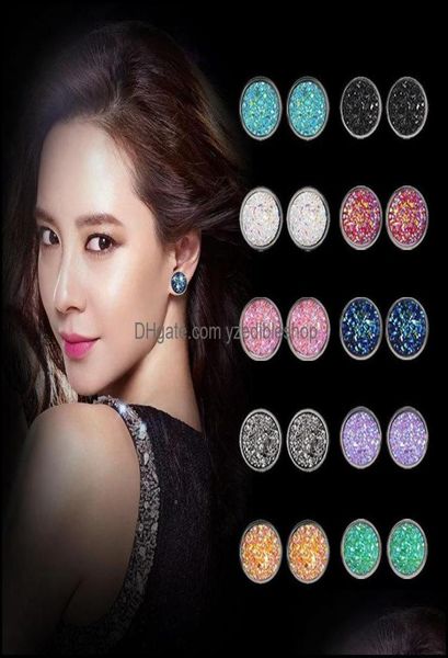 stud earrings jewelry 12mm minimalist circle druzy stone for women shining resin stainless steel hypoallergenic earring fashion in9143456, Golden;silver
stud earrings jewelry 12mm minimalist circle druzy stone for women shining resin stainless steel hypoallergenic earring fashion in9143456, Golden;silver