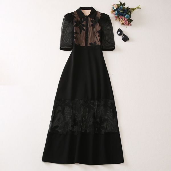 715 2023 runway dress lapel neck short sleeve dress empire black brand same style dress flora print womens clothes sh
715 2023 runway dress lapel neck short sleeve dress empire black brand same style dress flora print womens clothes sh