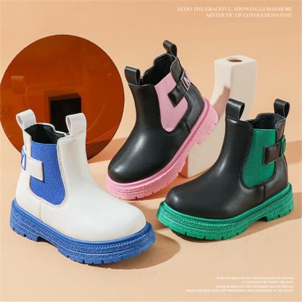 kids martin boots pu leather designer winter children shoes classic side zipper rubber sole boys girls ankle boot, Black;grey
kids martin boots pu leather designer winter children shoes classic side zipper rubber sole boys girls ankle boot, Black;grey