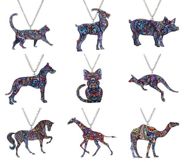 acrylic animal necklace pet cat dragon pig bird wolf horse fish dog pendant women bohemia jewelry ethnic long chain3095836, Silver
acrylic animal necklace pet cat dragon pig bird wolf horse fish dog pendant women bohemia jewelry ethnic long chain3095836, Silver
