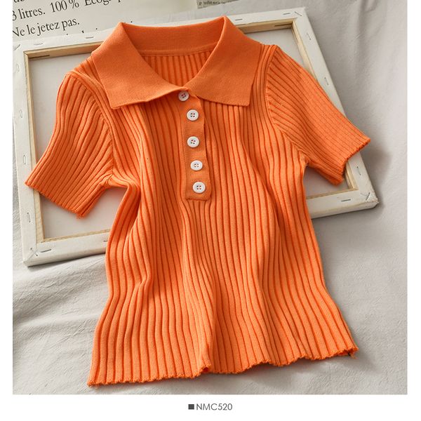 women's blouses shirt ribbed button up polo female chic plain short sleeve candy colors stretchy slim tee shirts knitting blouse women, White
women's blouses shirt ribbed button up polo female chic plain short sleeve candy colors stretchy slim tee shirts knitting blouse women, White
