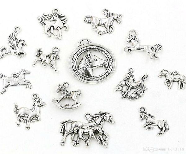 65pcs antique silver alloy mixed horse charms pendants for jewelry making necklace diy accessories7693506, Bronze;silver
65pcs antique silver alloy mixed horse charms pendants for jewelry making necklace diy accessories7693506, Bronze;silver