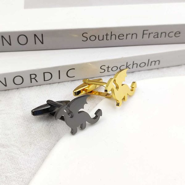 cuff links personalise dinosaur cufflinks for men boy 2pcs/set stainless steel suit shirt cuff links mens jewelry gift hkd230718, Silver
cuff links personalise dinosaur cufflinks for men boy 2pcs/set stainless steel suit shirt cuff links mens jewelry gift hkd230718, Silver