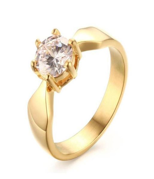 high polished womens stainless steel cz diamond engagement rings for girls 18k gold plated6082574, Silver
high polished womens stainless steel cz diamond engagement rings for girls 18k gold plated6082574, Silver