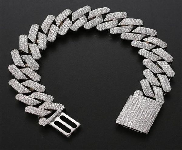 20mm diamond miami prong cuban link chain bracelets 14k white gold iced icy cubic zirconia jewelry 8inch 9inch cuban bracelet124317200521, Black
20mm diamond miami prong cuban link chain bracelets 14k white gold iced icy cubic zirconia jewelry 8inch 9inch cuban bracelet124317200521, Black