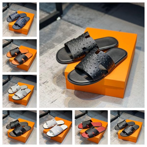 designer slippers mens slippers sandals h slides classic heritage calfskin sandal flat flip flop summer beach shoes with box, Black
designer slippers mens slippers sandals h slides classic heritage calfskin sandal flat flip flop summer beach shoes with box, Black