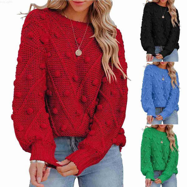women's sweaters women sweater 2022 autumn winter new solid color crew neck pullovers hairball cable casual loose knitting ladies stre, White;black
women's sweaters women sweater 2022 autumn winter new solid color crew neck pullovers hairball cable casual loose knitting ladies stre, White;black