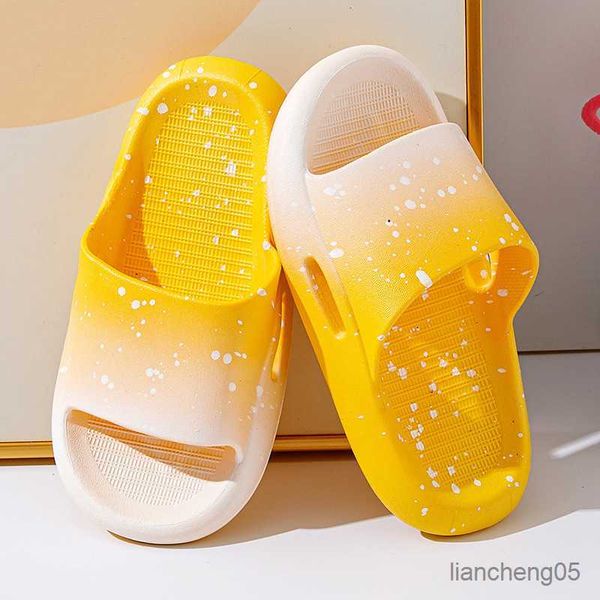 slipper summer kids gradient color shoes new boys girls indoor home bathroom slippers r230718, Black;grey
slipper summer kids gradient color shoes new boys girls indoor home bathroom slippers r230718, Black;grey