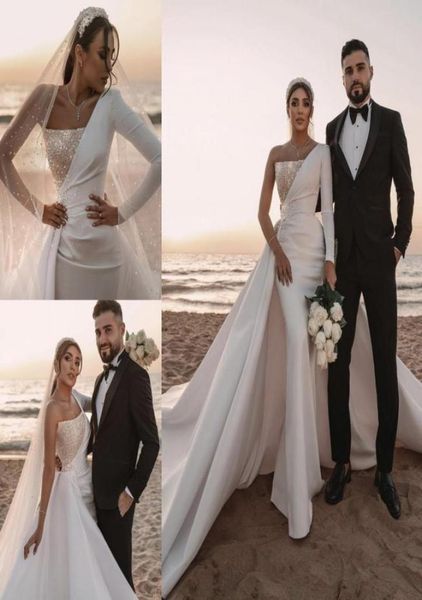dubai arabic middle east plus size mermaid wedding dresses long sleeve sequins pearls satin chapel train wedding dress bridal gown6017527, White
dubai arabic middle east plus size mermaid wedding dresses long sleeve sequins pearls satin chapel train wedding dress bridal gown6017527, White