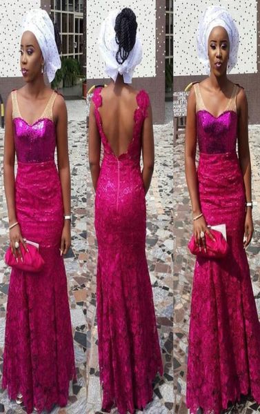 nigerian aso ebi style evening dresses vneck fuchsia sequined bodice low back lace floorlength mermaid bella naija gowns9036191, Black;red
nigerian aso ebi style evening dresses vneck fuchsia sequined bodice low back lace floorlength mermaid bella naija gowns9036191, Black;red
