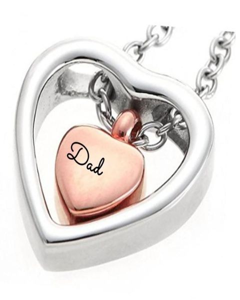 european and american necklace in memory of a loved one039s heart pendant in the dad carved stainless steel cremation funeral d2619915, Silver
european and american necklace in memory of a loved one039s heart pendant in the dad carved stainless steel cremation funeral d2619915, Silver