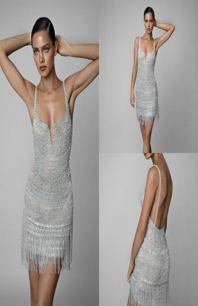 2019 berta cocktail party dresses backless spaghetti beading prom dress with tassels mini gowns custom7410635, Black
2019 berta cocktail party dresses backless spaghetti beading prom dress with tassels mini gowns custom7410635, Black