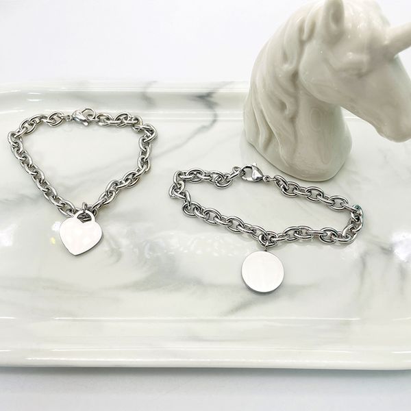15mm heart round bracelets women stainless steel couple chain on hand fashion jewelry gifts for woman accessory wholesale, Black
15mm heart round bracelets women stainless steel couple chain on hand fashion jewelry gifts for woman accessory wholesale, Black