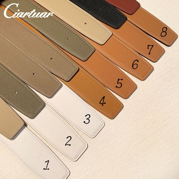 belts without buckle 3.8cm two sides men women belt genuine leather trousers first layer 16 colors 230717, Black;brown
belts without buckle 3.8cm two sides men women belt genuine leather trousers first layer 16 colors 230717, Black;brown