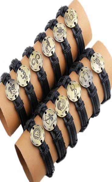 twelve constellations leather bracelets leather wrap bracelets zodiac leather bracelet for men7437549, Golden;silver
twelve constellations leather bracelets leather wrap bracelets zodiac leather bracelet for men7437549, Golden;silver