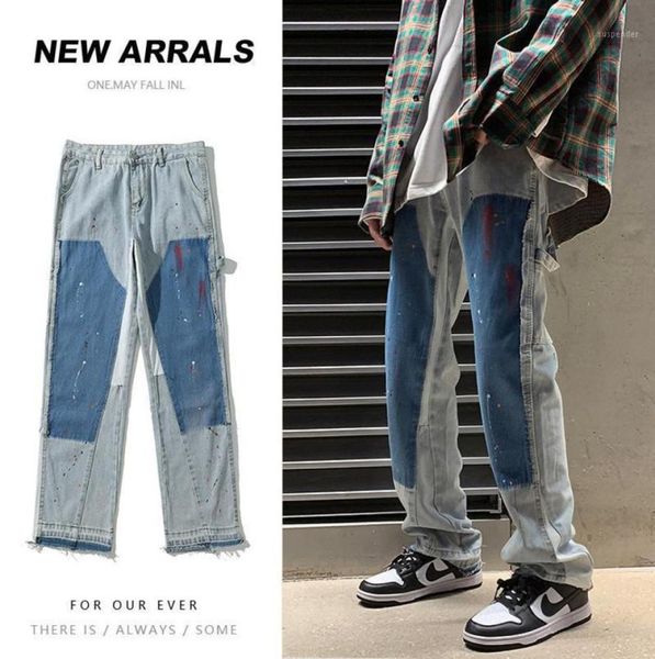 men039s jeans men graffiti patch trendy loose leisure patchwork male denim pants retro splice straight trousers baggy cowboy st5512279469, Blue
men039s jeans men graffiti patch trendy loose leisure patchwork male denim pants retro splice straight trousers baggy cowboy st5512279469, Blue