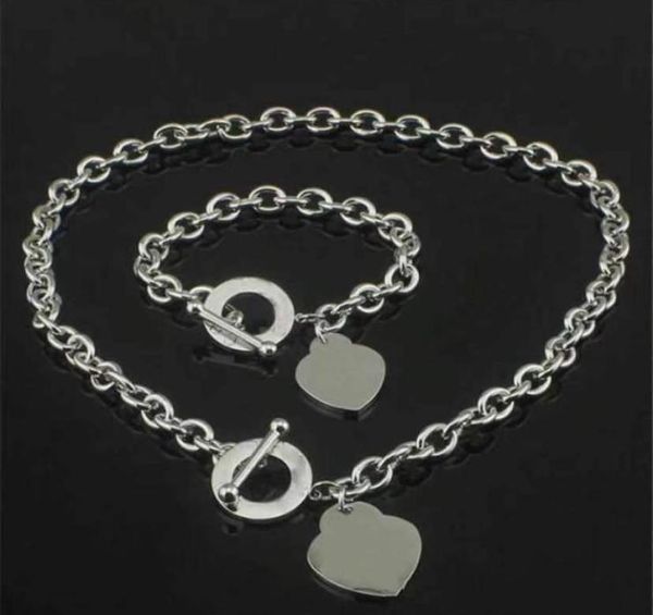 fashion designer women necklace bracelet classic heart set 18k gold chains for lady womens party wedding lovers gift jewelry with 9824422, Silver
fashion designer women necklace bracelet classic heart set 18k gold chains for lady womens party wedding lovers gift jewelry with 9824422, Silver