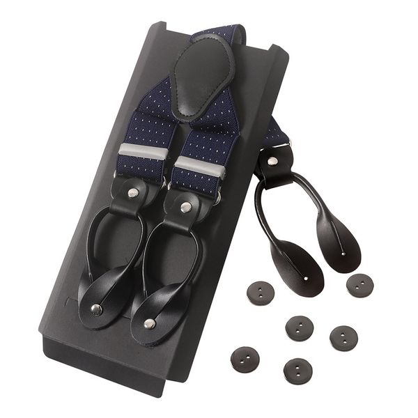 suspenders vintage 3.5 cm wide black leather suspenders men leather button suspenders pant braces male wedding wear 230717, Black;white
suspenders vintage 3.5 cm wide black leather suspenders men leather button suspenders pant braces male wedding wear 230717, Black;white