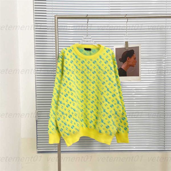 2023 autumn pullover shirt designer sweater women fashion pattern printing casual loose womens knit yellow sweater lady wear, White;black
2023 autumn pullover shirt designer sweater women fashion pattern printing casual loose womens knit yellow sweater lady wear, White;black