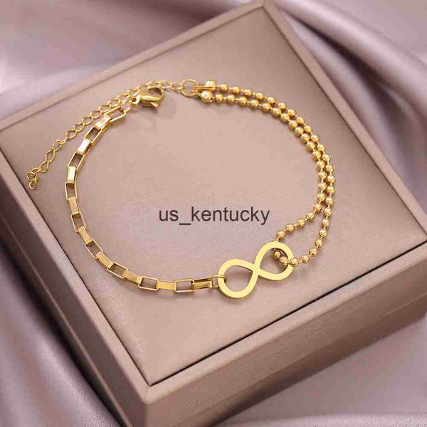 charm bracelets stainless steel bracelets infinity symbol unique staed bead chain trend fine exquisite fashion bracelet for women jewelry gi, Golden;silver
charm bracelets stainless steel bracelets infinity symbol unique staed bead chain trend fine exquisite fashion bracelet for women jewelry gi, Golden;silver