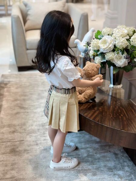 baby girl dress designer girls blue clothe set t-shirt and skirts plaid design child summer outfits 110-160 cm, Red;yellow
baby girl dress designer girls blue clothe set t-shirt and skirts plaid design child summer outfits 110-160 cm, Red;yellow