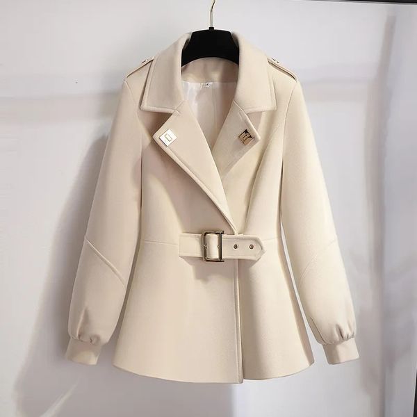 women's jackets 2023 autumn and winter wool jacket womens clothing woolen coats belt short clothes female beige windbreaker outerwear 2, Black;brown
women's jackets 2023 autumn and winter wool jacket womens clothing woolen coats belt short clothes female beige windbreaker outerwear 2, Black;brown