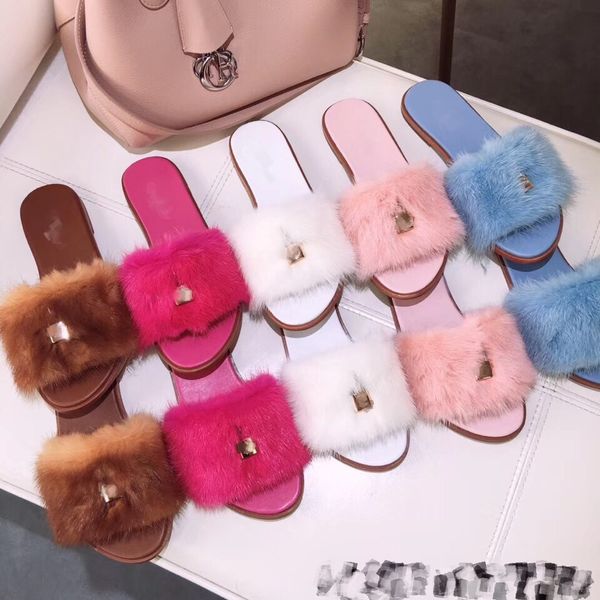 women mink fur slides flats slipper designer lock it mules leather slide 2023 new designer mink flats sandals flip flops party dinner house, Black
women mink fur slides flats slipper designer lock it mules leather slide 2023 new designer mink flats sandals flip flops party dinner house, Black