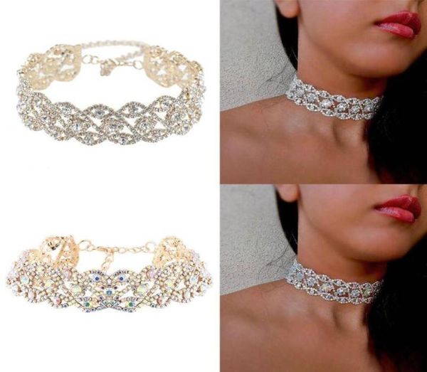 women crystal rhinestone choker necklace full diamond collar gothic wedding party jewelry6674061, Golden;silver
women crystal rhinestone choker necklace full diamond collar gothic wedding party jewelry6674061, Golden;silver